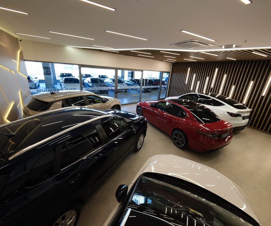 CMR Premium Showroom Kuşbakışı